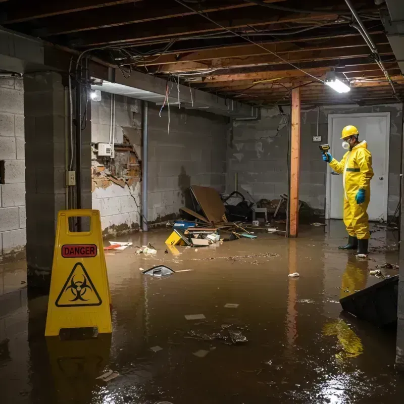 Flooded Basement Electrical Hazard in Broomfield, CO Property